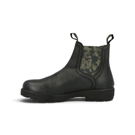 Stivaletto Chelsea Uomo in Pelle Nera | Jeep Footwear QUAD MILITARY Jeep Footwear 