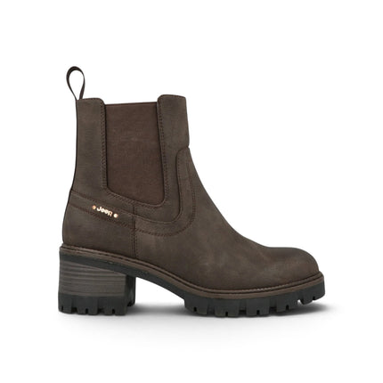 Stivaletti Donna con Tacco Marrone | Jeep RAVEN CHELSEA BROWN Jeep Footwear 