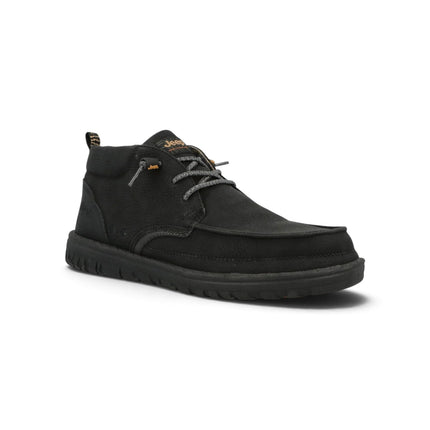 Polacchine Uomo in Ecopelle Nero |  Jeep SAMOA MID BLACK Jeep Footwear 