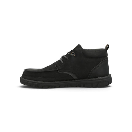Polacchine Uomo in Ecopelle Nero |  Jeep SAMOA MID BLACK Jeep Footwear 
