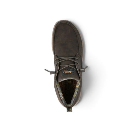 Polacchine Uomo in Ecopelle Marrone |  Jeep SAMOA MID DARK BROWN Jeep Footwear 
