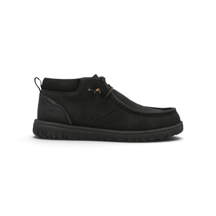 Polacchine Uomo Ingegnere  in Ecopelle Nero | Jeep SAMOA WALLABEE MID BLACK Jeep Footwear 