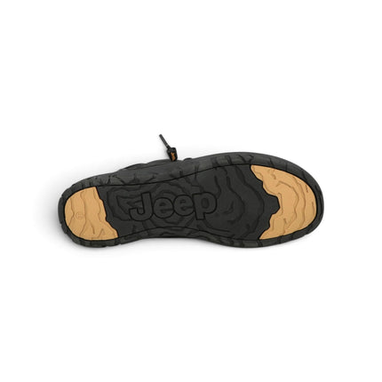 Polacchine Uomo Ingegnere  in Ecopelle Nero | Jeep SAMOA WALLABEE MID BLACK Jeep Footwear 