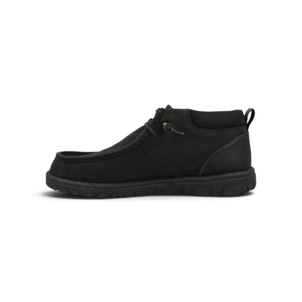 Polacchine Uomo Ingegnere  in Ecopelle Nero | Jeep SAMOA WALLABEE MID BLACK Jeep Footwear 