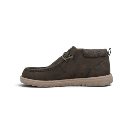 Polacchine Uomo Ingegnere  in Ecopelle Marrone | Jeep SAMOA WALLABEE MID DARK BROWN Jeep Footwear 