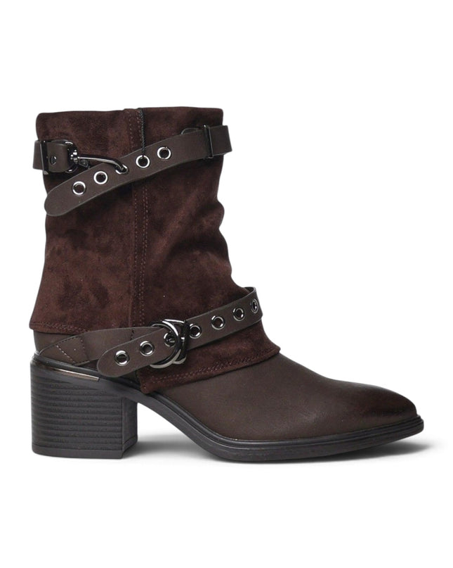 Stivali Donna in Ecopelle Marrone | Jeep TEX STRAP DARK BROWN Jeep Footwear 