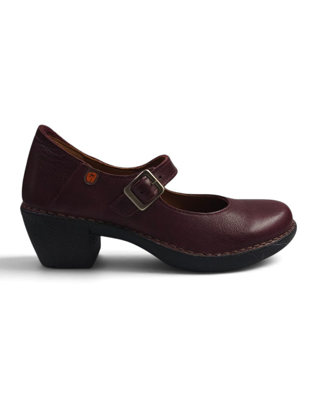 Pump Donna con Tacco in Pelle Bordo | Jungla 7534 BORDO Jungla 