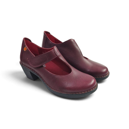 Pump Donna con Tacco in Pelle Bordo | Jungla 8305 BORDO Jungla 