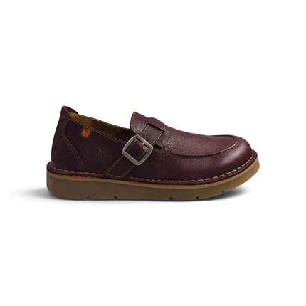 Mocassino Barefoot con Fibbia in Pelle Bordo | Jungla 8593 BORDO Jungla 