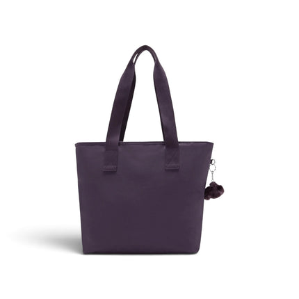 Borsa Tote Donna con Trousse in Tessuto Viola | Kipling ANINA DARKEST BERRY Kipling 