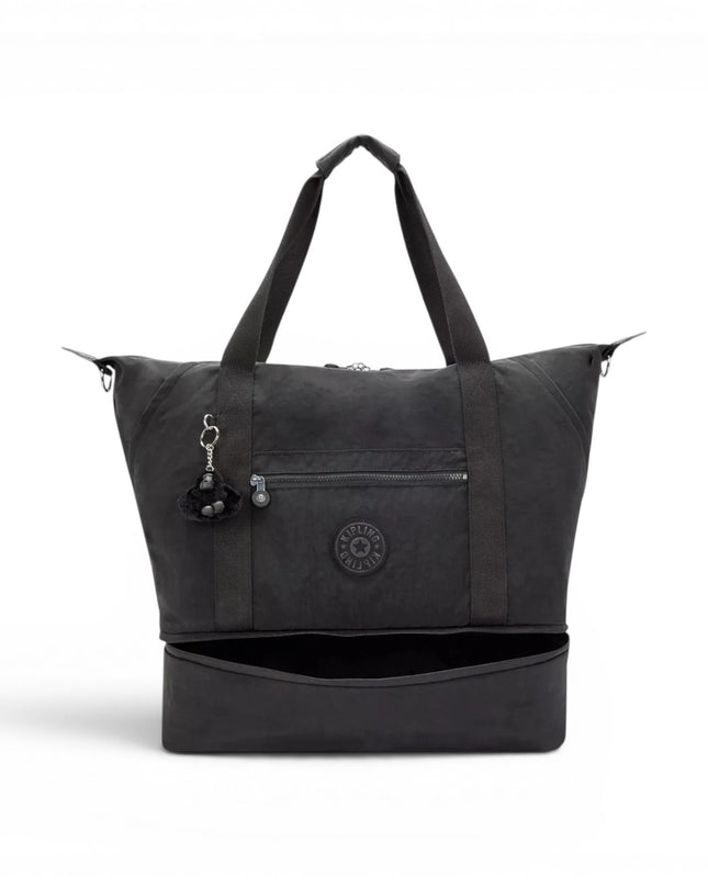 Borsone da Viaggio a Doppio Scomparto in Tessuto Nero | Kipling ART M WEEKENDER BLACK NOIR Kipling 