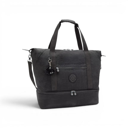 Borsone da Viaggio a Doppio Scomparto in Tessuto Nero | Kipling ART M WEEKENDER BLACK NOIR Kipling 