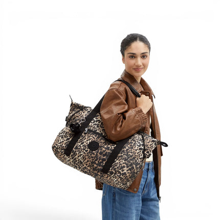 Borsone Shopper Viaggio in Tessuto Leopardato | Kipling ART M WILD LEOPARD Kipling 
