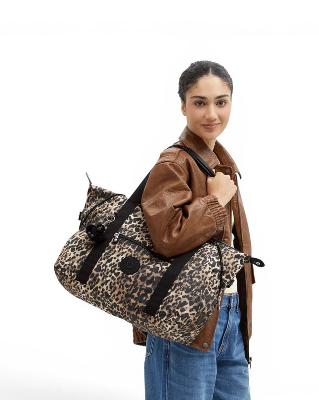 Borsone Shopper Viaggio in Tessuto Leopardato | Kipling ART M WILD LEOPARD Kipling 