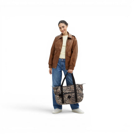 Borsone Shopper Viaggio in Tessuto Leopardato | Kipling ART M WILD LEOPARD Kipling 