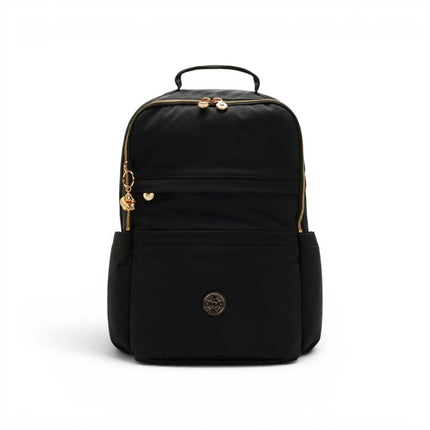 Zaino Grande con Scomparto per PC in Tessuto Nero | Kipling BIANA GOLD BLACK Kipling 