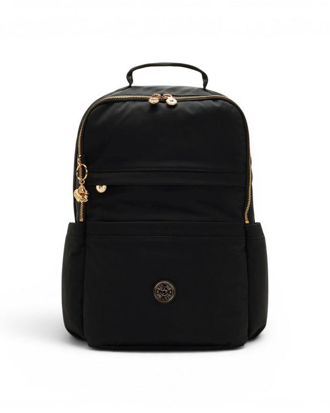 Zaino Grande con Scomparto per PC in Tessuto Nero | Kipling BIANA GOLD BLACK Kipling 