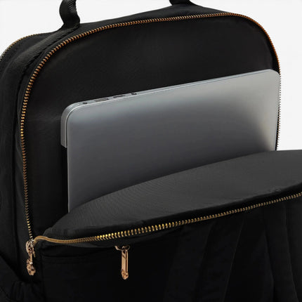 Zaino Grande con Scomparto per PC in Tessuto Nero | Kipling BIANA GOLD BLACK Kipling 