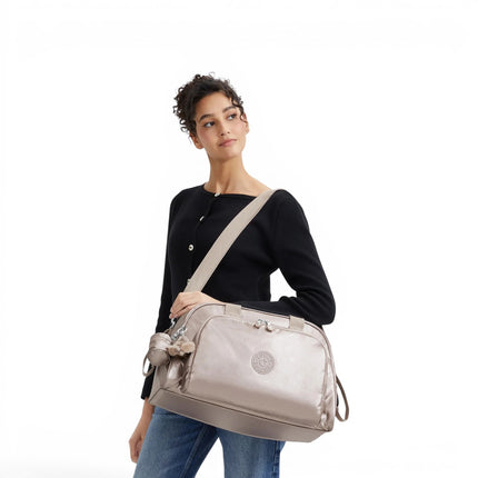 Borsa Premaman Fasciatoio Laminato | Kipling CAMAMA TINY METAL GLOW Kipling 