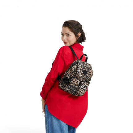 Zainetto Multitasche in Tessuto Leopard | Kipling CITY POCKET MINI WILD LEOPARD Kipling 