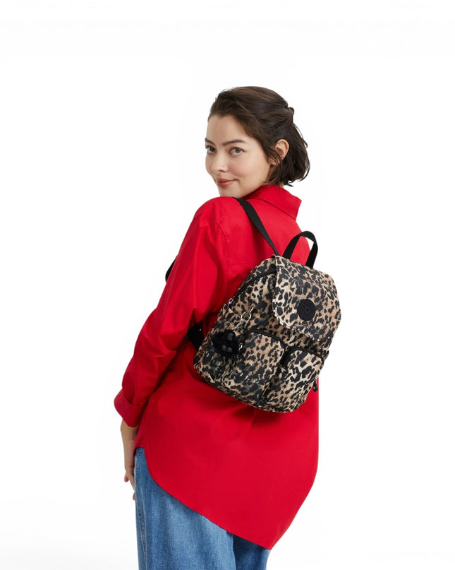 Zainetto Multitasche in Tessuto Leopard | Kipling CITY POCKET MINI WILD LEOPARD Kipling 