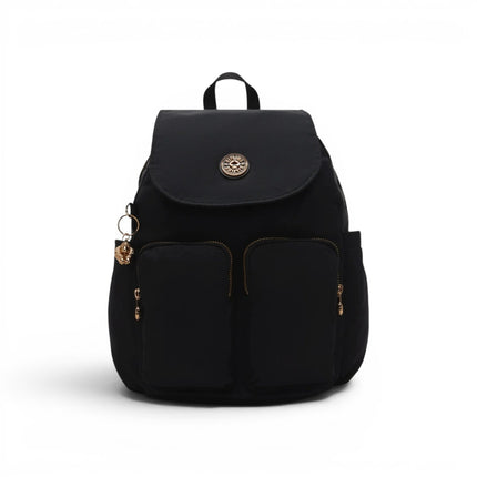 Zaino Multitasche in Tessuto Nero | Kipling CITY POCKET S BLUSH GOLD BLACK Kipling 
