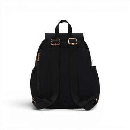 Zaino Multitasche in Tessuto Nero | Kipling CITY POCKET S BLUSH GOLD BLACK Kipling 