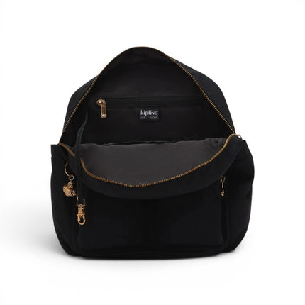 Zaino Multitasche in Tessuto Nero | Kipling CITY POCKET S BLUSH GOLD BLACK Kipling 