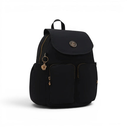 Zaino Multitasche in Tessuto Nero | Kipling CITY POCKET S BLUSH GOLD BLACK Kipling 