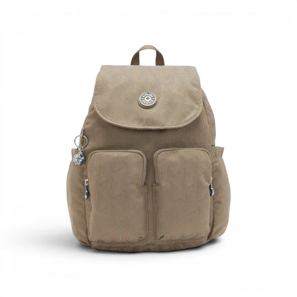 Zaino Multitasche in Tessuto Beige | Kipling CITY POCKET S DIAMOND WAVE Kipling 