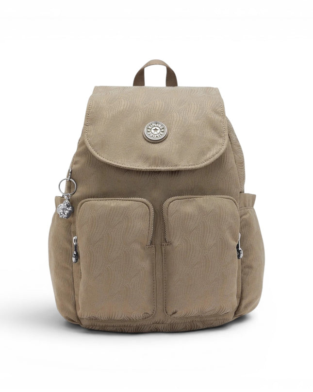 Zaino Multitasche in Tessuto Beige | Kipling CITY POCKET S DIAMOND WAVE Kipling 