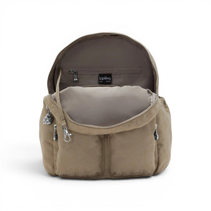 Zaino Multitasche in Tessuto Beige | Kipling CITY POCKET S DIAMOND WAVE Kipling 