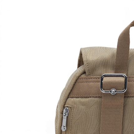Zaino Multitasche in Tessuto Beige | Kipling CITY POCKET S DIAMOND WAVE Kipling 