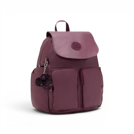 Zaino Multitasche in Tessuto Vino | Kipling CITY POCKET S GRAPE WINE MET Kipling 