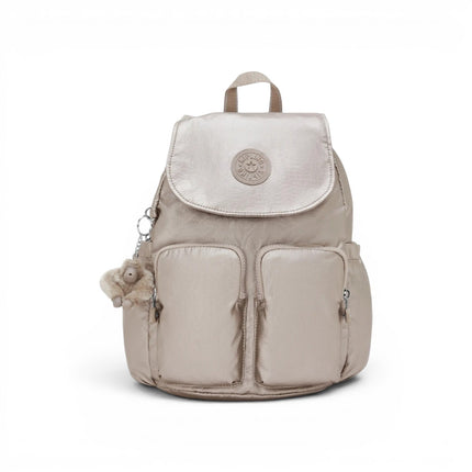 Zaino Multitasche in Tessuto Laminato | Kipling CITY POCKET S METALLIC GLOW Kipling 