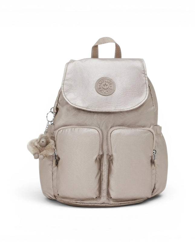 Zaino Multitasche in Tessuto Laminato | Kipling CITY POCKET S METALLIC GLOW Kipling 