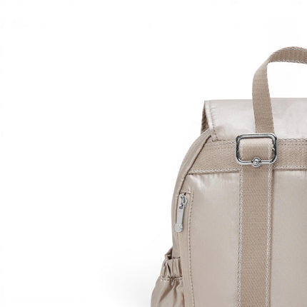 Zaino Multitasche in Tessuto Laminato | Kipling CITY POCKET S METALLIC GLOW Kipling 