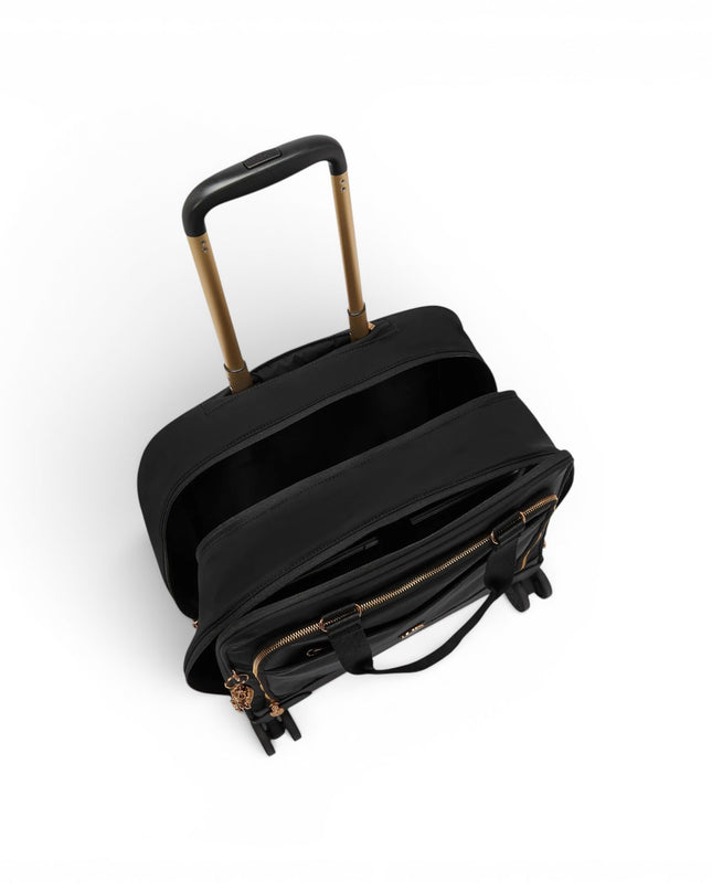 Trolley da Lavoro Quattro Ruote in Tessuto Nero | Kipling COMMUTER BLUSH GOLD BLACK Kipling 