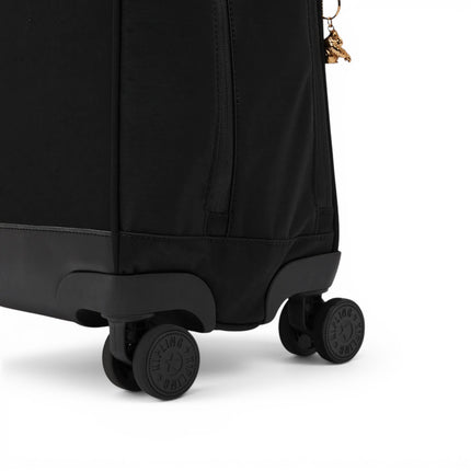 Trolley da Lavoro Quattro Ruote in Tessuto Nero | Kipling COMMUTER BLUSH GOLD BLACK Kipling 
