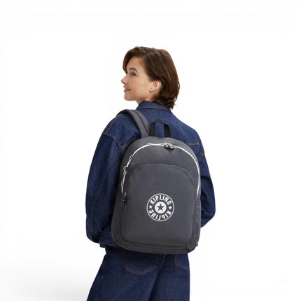 Zaino Porta Computer Laptop 15 Pollici in Tessuto Grigio | Kipling CURTIS L MOONLIT GREY C Kipling 