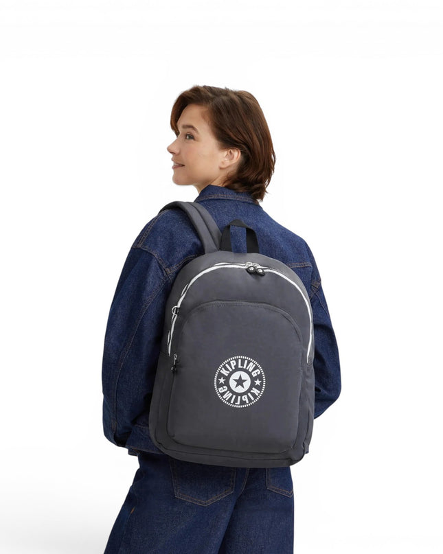 Zaino Porta Computer Laptop 15 Pollici in Tessuto Grigio | Kipling CURTIS L MOONLIT GREY C Kipling 