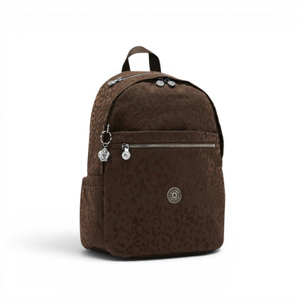 Zainetto Multitasche in Tessuto Soft Leopard Marrone | Kipling DELIA LEO SOFT LEOPARD Kipling 