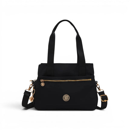 Borsa Multitasche con Tracolla in Tessuto Nero | Kipling ELYSIANA BLUSH GOLD BLACK Kipling 