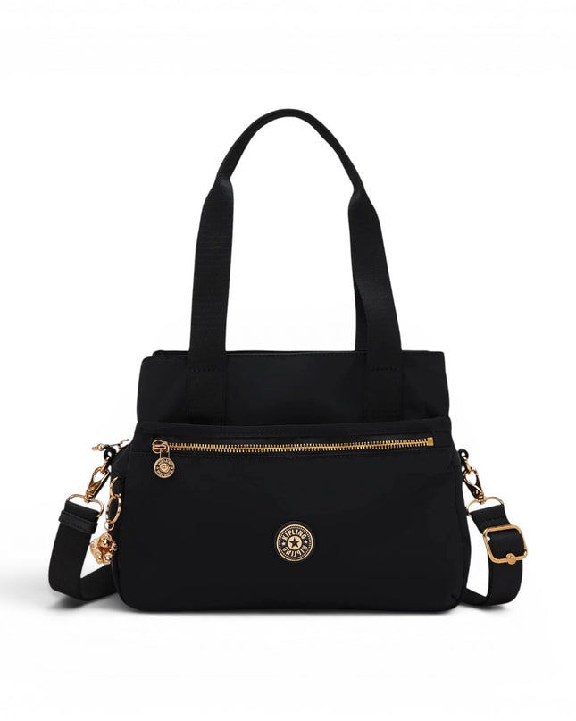 Borsa Multitasche con Tracolla in Tessuto Nero | Kipling ELYSIANA BLUSH GOLD BLACK Kipling 