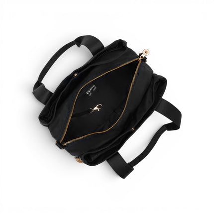 Borsa Multitasche con Tracolla in Tessuto Nero | Kipling ELYSIANA BLUSH GOLD BLACK Kipling 
