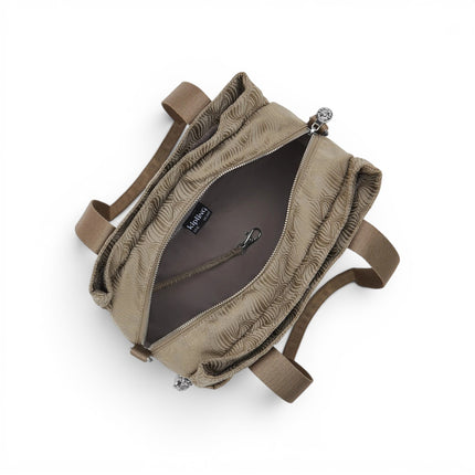 Borsa Multitasche con Tracolla in Tessuto Beige | Kipling ELYSIANA DIAMOND WAVE Kipling 