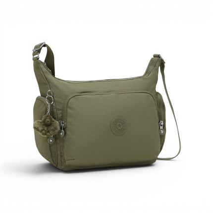 Borsa con Tracolla Multitasche in Tessuto Verde Sage | Kipling GABB ALMOST SAGE Kipling 