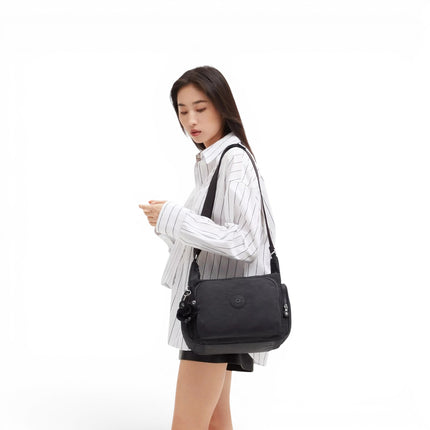 Borsa con Tracolla Multitasche in Tessuto Nero | Kipling GABB BLACK NOIR Kipling 