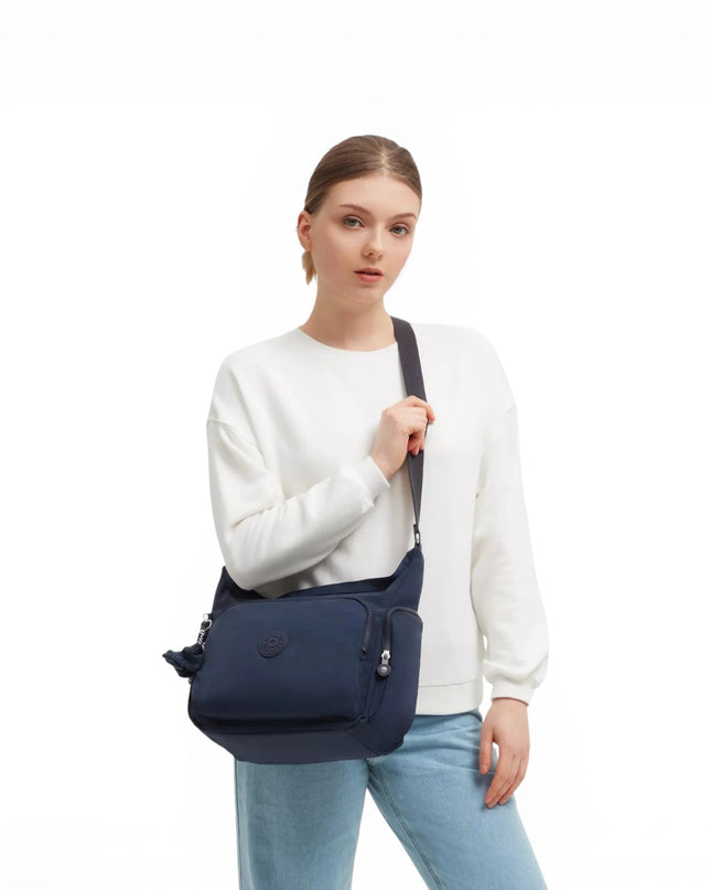 Borsa con Tracolla Multitasche in Tessuto Blu | Kipling GABB BLUE BLUE Kipling 