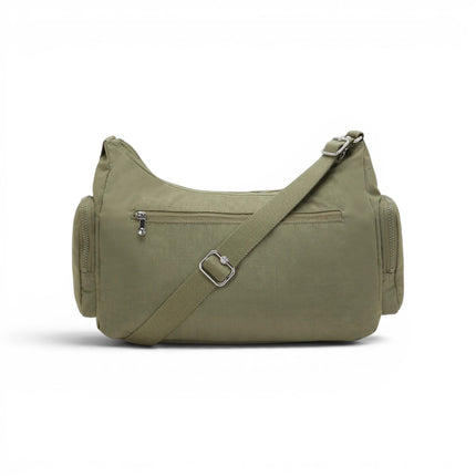 Borsa a Spalla Multitasche in Tessuto Verde Sage | Kipling GABBINA ALMOST SAGE Kipling 